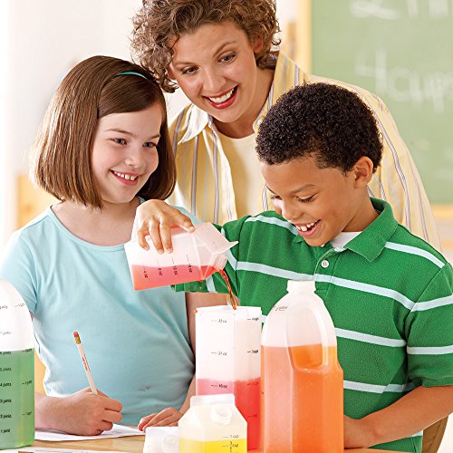 Learning Resources Gallon Measurement Set, Kids Measurement Set, 5 Piece Set, Ages 6+ #TOP1
