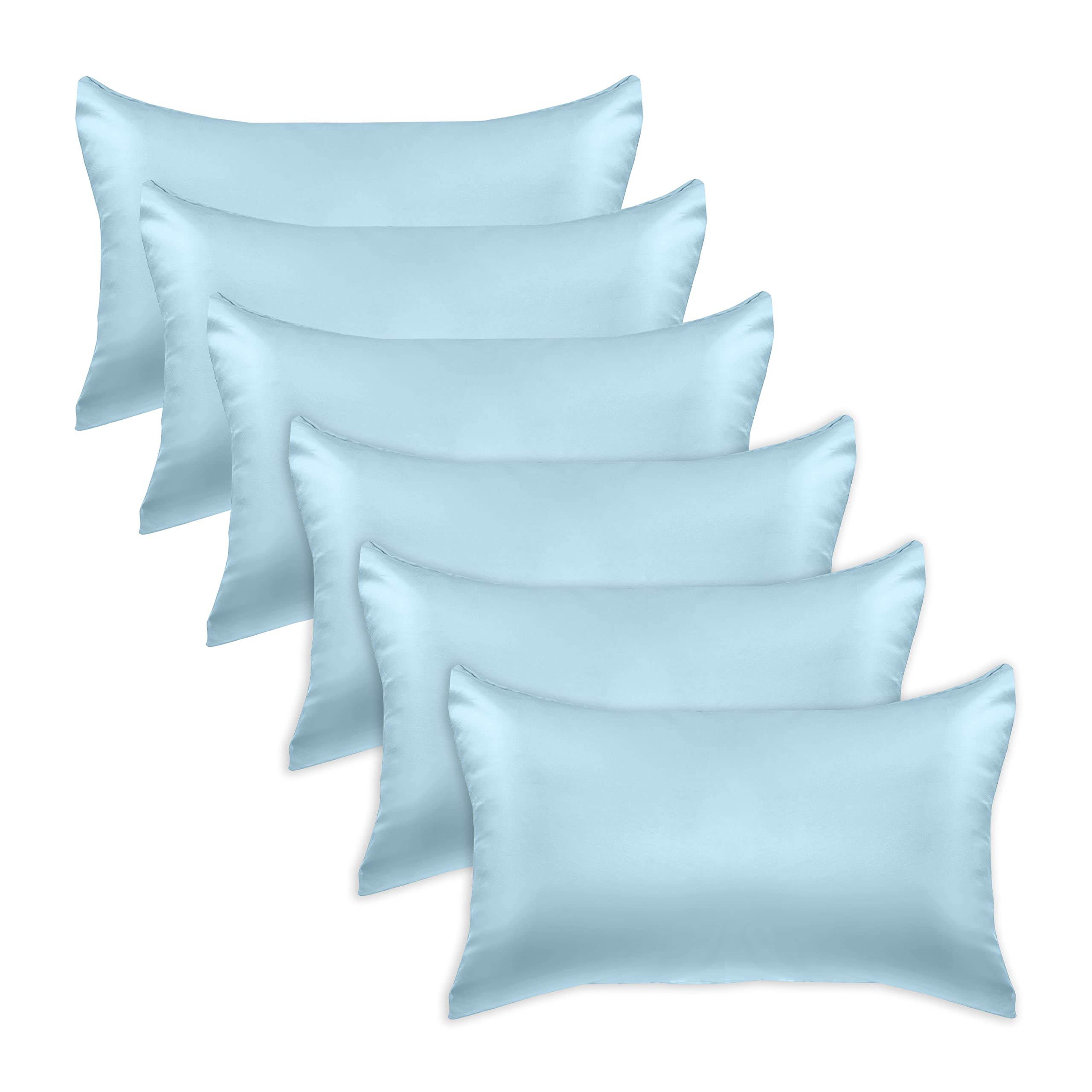 Taies d'oreiller en satin de viscose rafraîchissant Elegant Comfort