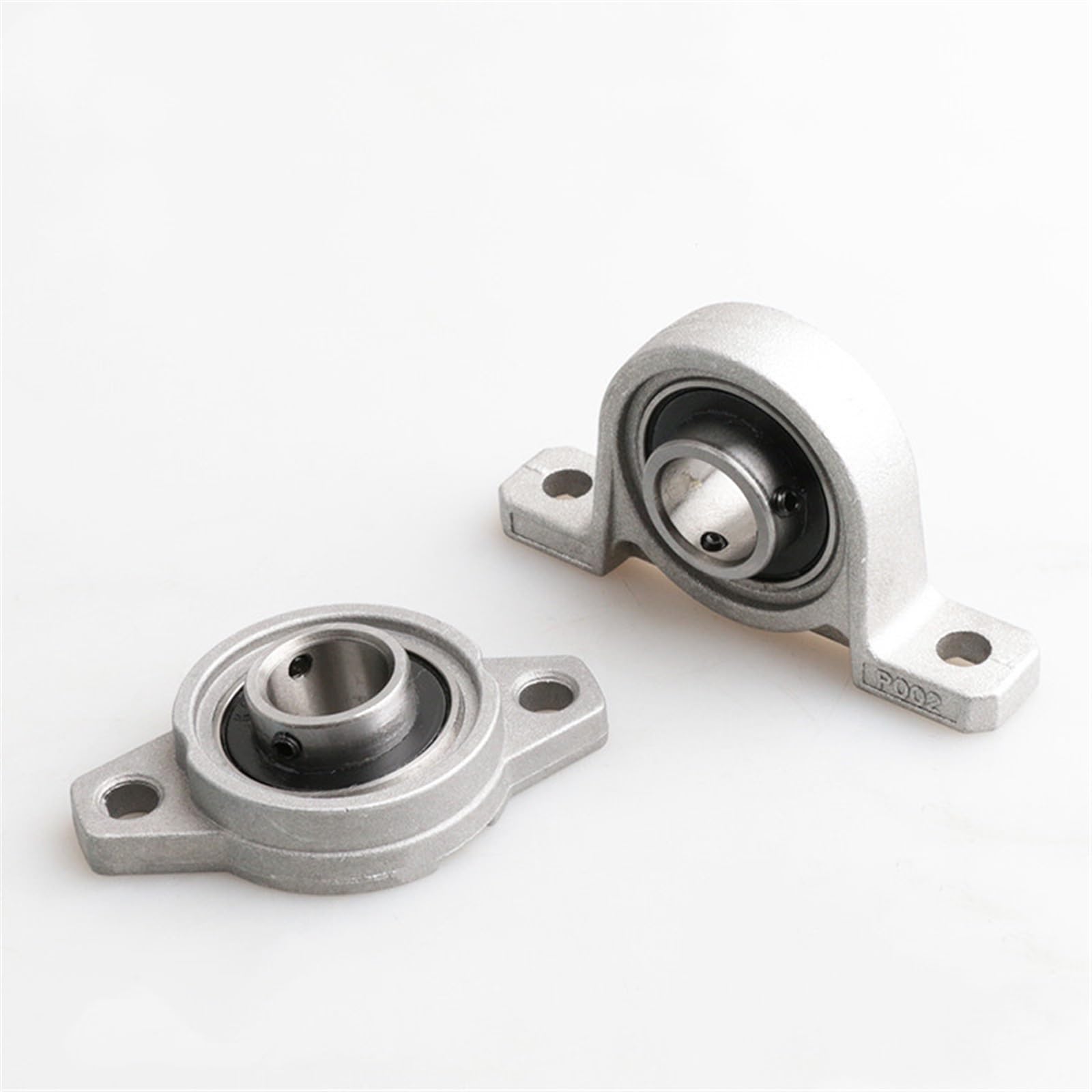 Cojinetes de aleación de zinc con soporte, 1 rodamiento de aleación de zinc con carcasa, soporte de eje lineal con orificio interior de 8 mm a 30 mm.(Kp000 10mm)