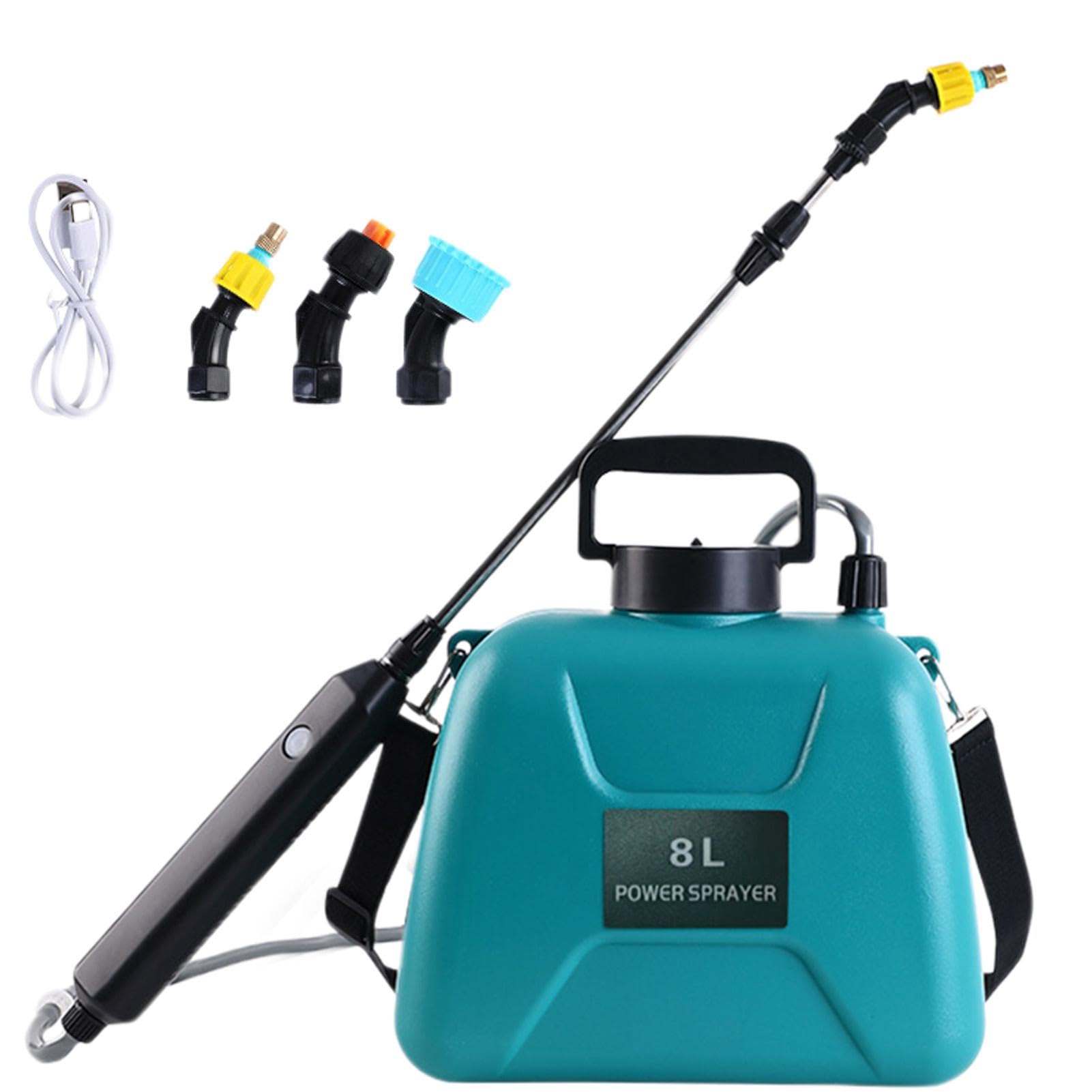 Pulvérisateur électrique pour plantes et cour de 8L avec sangle réglable