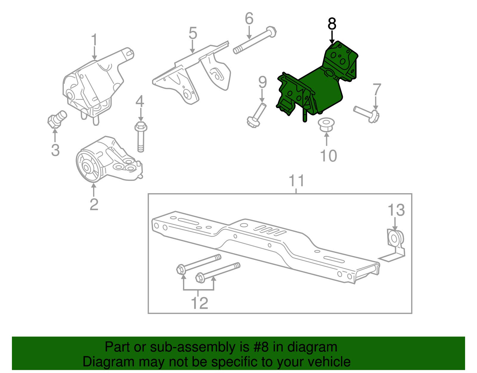 Amazon.com: Ford AL3Z-6068-B, Exhaust Bracket : Automotive
