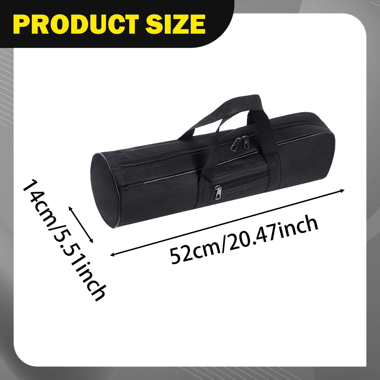 Generic Étui de transport pour trompette, sac de rangement pour instrument, étui de protection pratique et portable de qualité supérieure en tissu Oxford