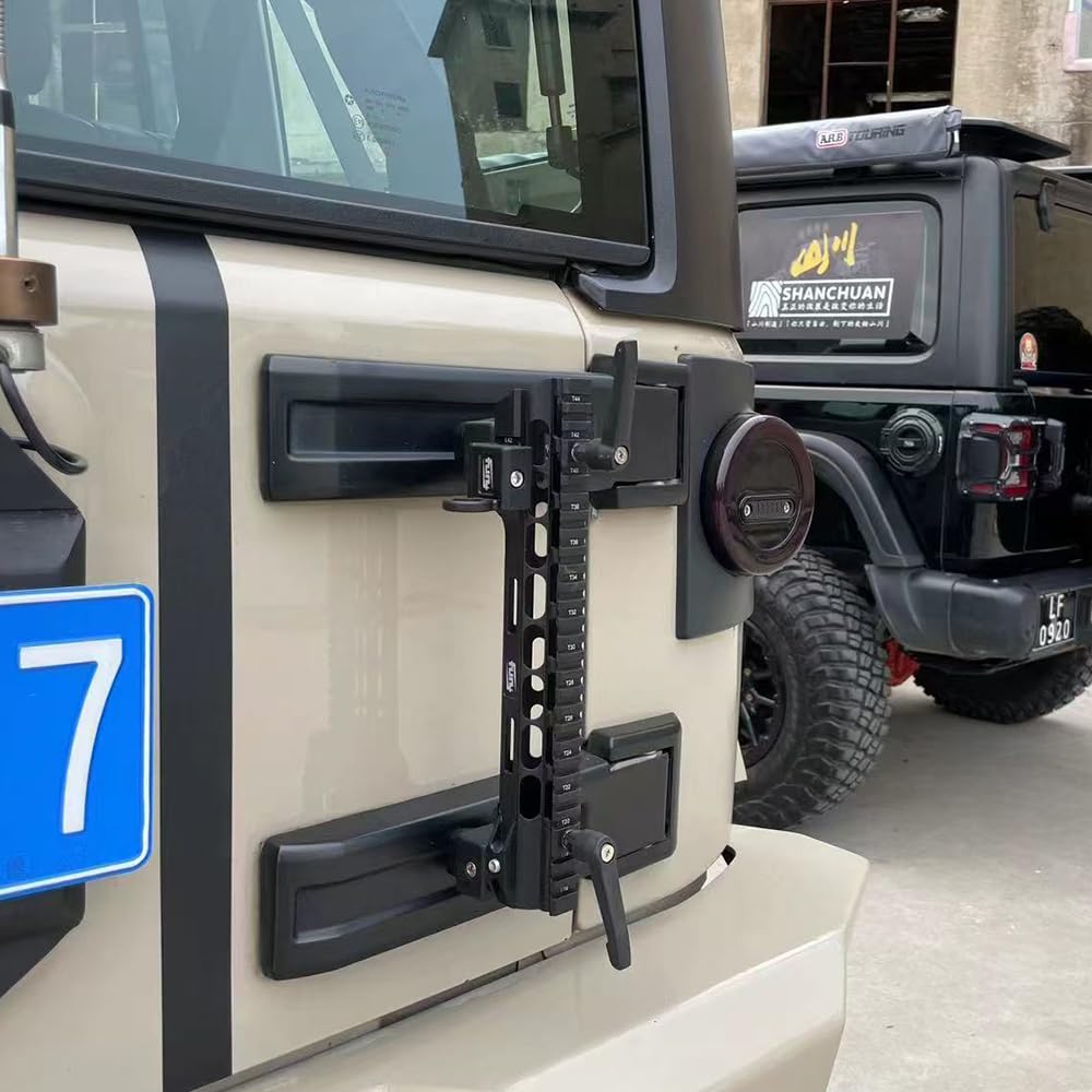 Uchwyt na maszt flagowy do Wrangler JK&JL, czarny aluminiowy uchwyt wielofunkcyjny