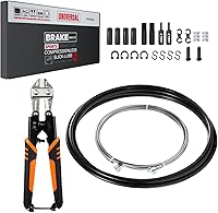 Vista 1 de Juego de cables de freno de bicicleta universal CNC, juego de cables de freno de bicicleta con cortador de alambre de acero inoxidable, cable de kit