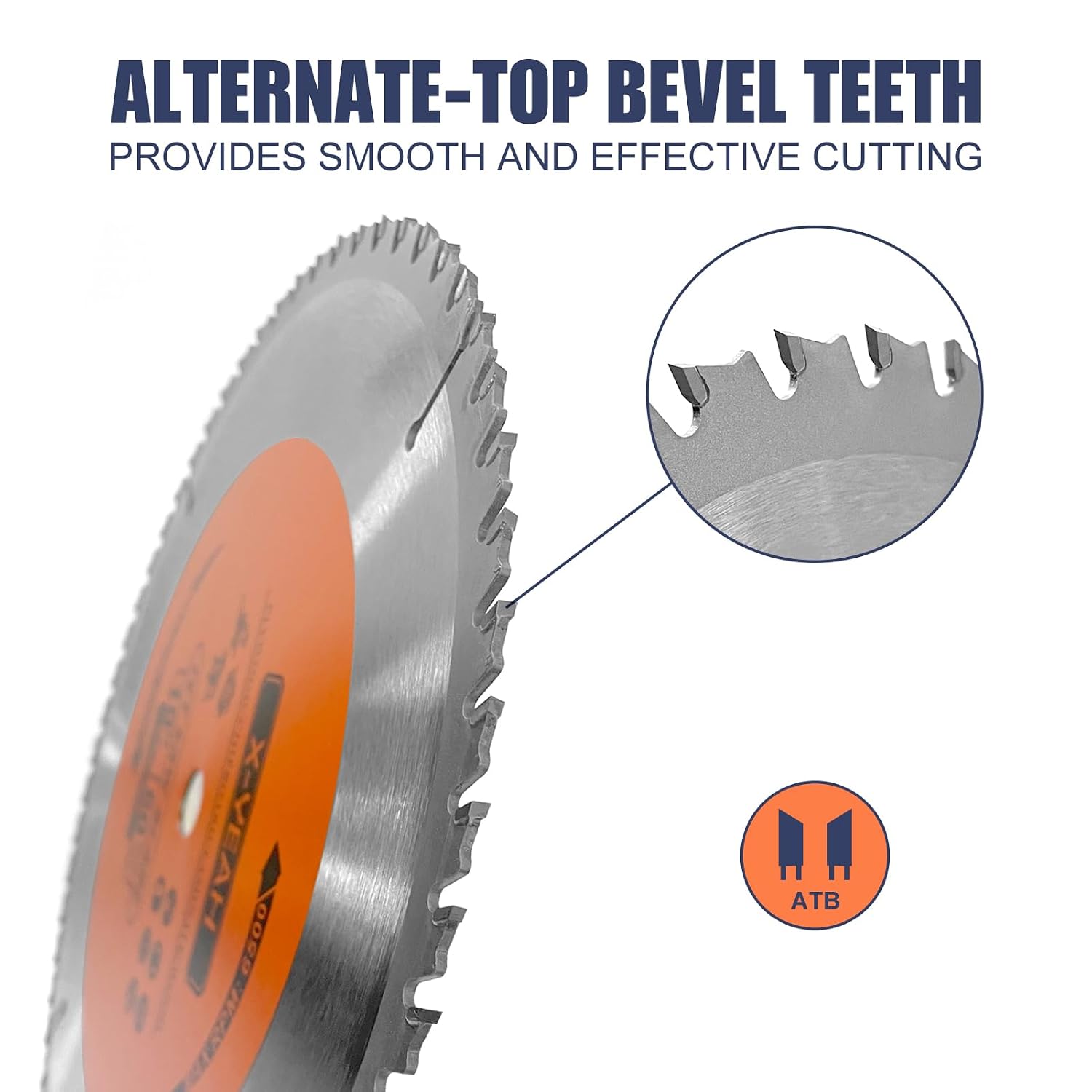 10 Inch 80T Circular Saw Blade, Wood Cutting Miter/Table Saw Blade with 5/8 Inch Arbor