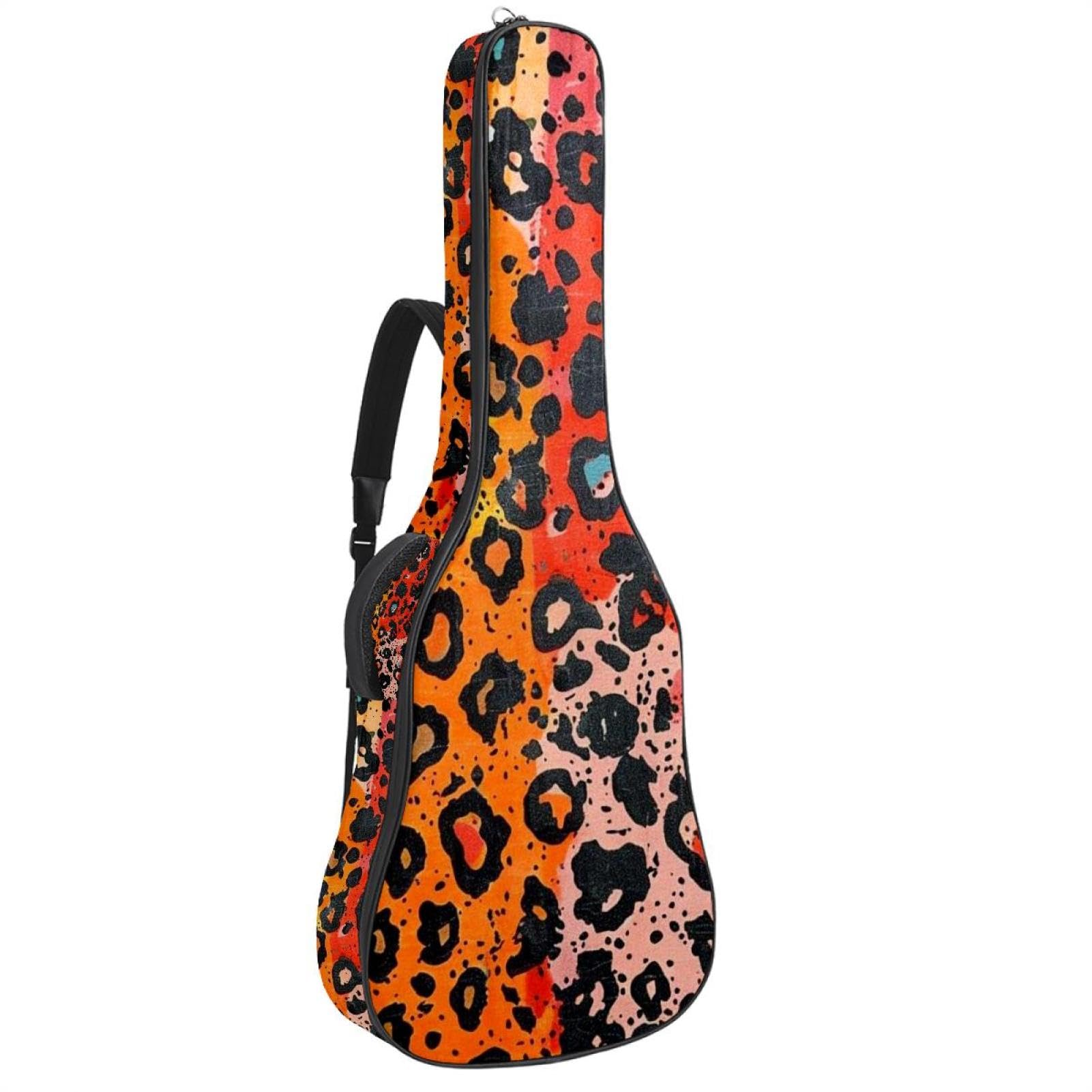 Housse pour guitare électrique et basse léopard anti-rayures - 8