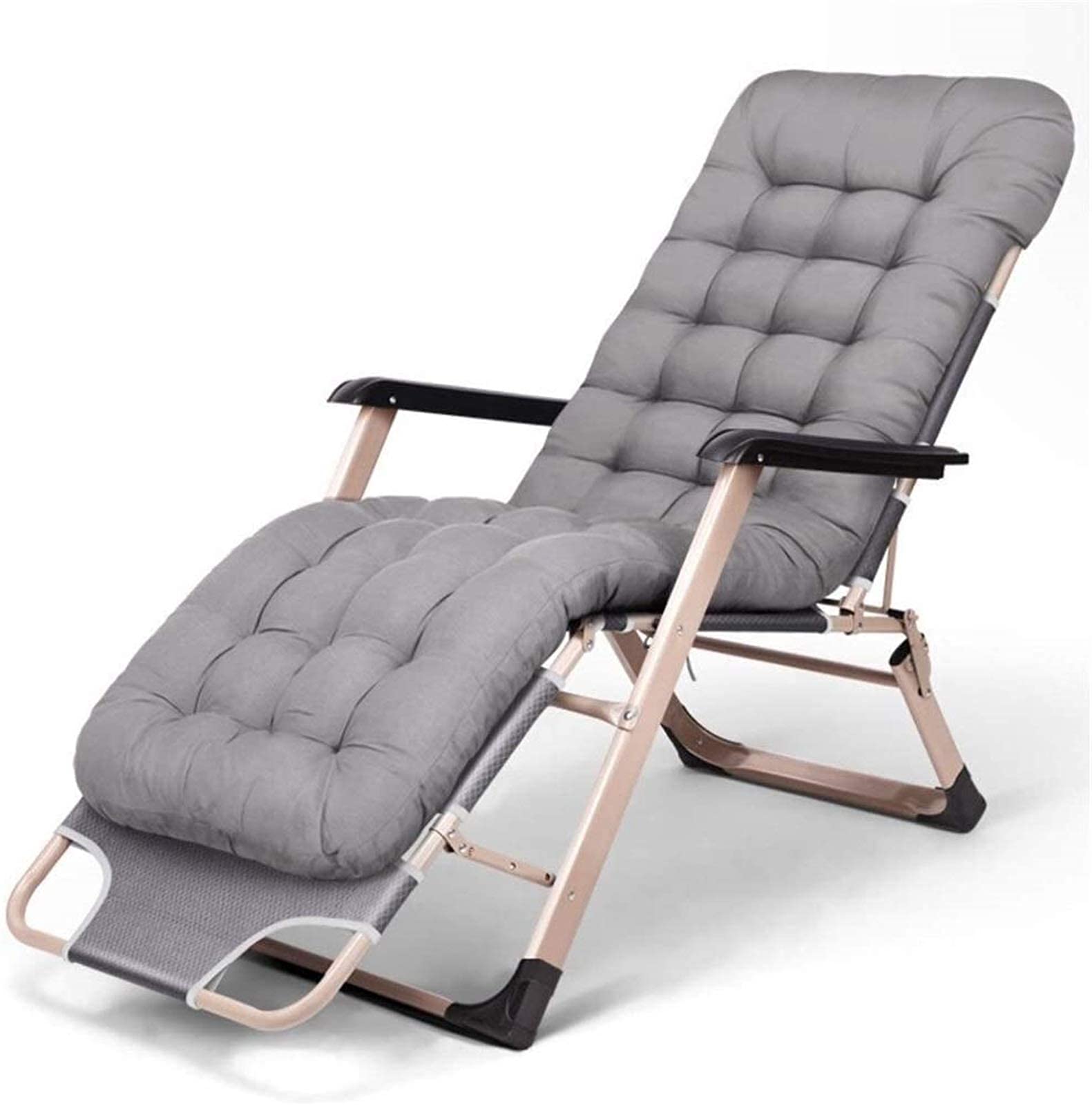 Chaises longues de jardin pliantes contre le mal de dos en position gravité zéro