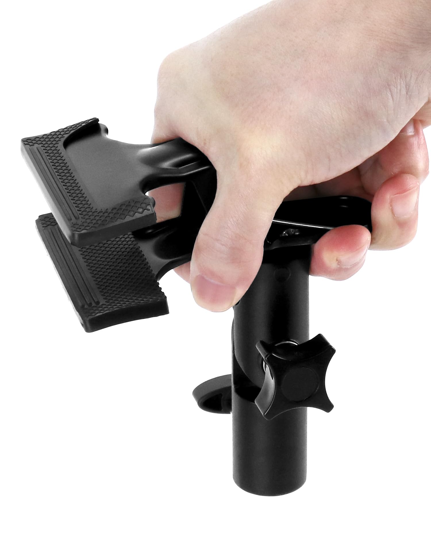 QWORK® 2 pièces Pinces pour réflecteur lumière, Support de réflecteur Pliable en Alliage d'aluminium, pour Studio Photo