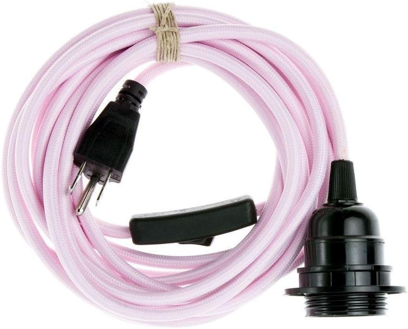 Swag Light Hanging Pendant Light Cord Kit by Color Cord Company