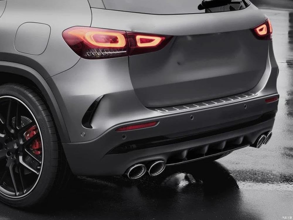 Spare Parts For A35 CLA35 GLA35 GLB35 Exhaust Pipe Modification Quad Tail Pipe Tip Muffler Stainless Steel(Lavender)