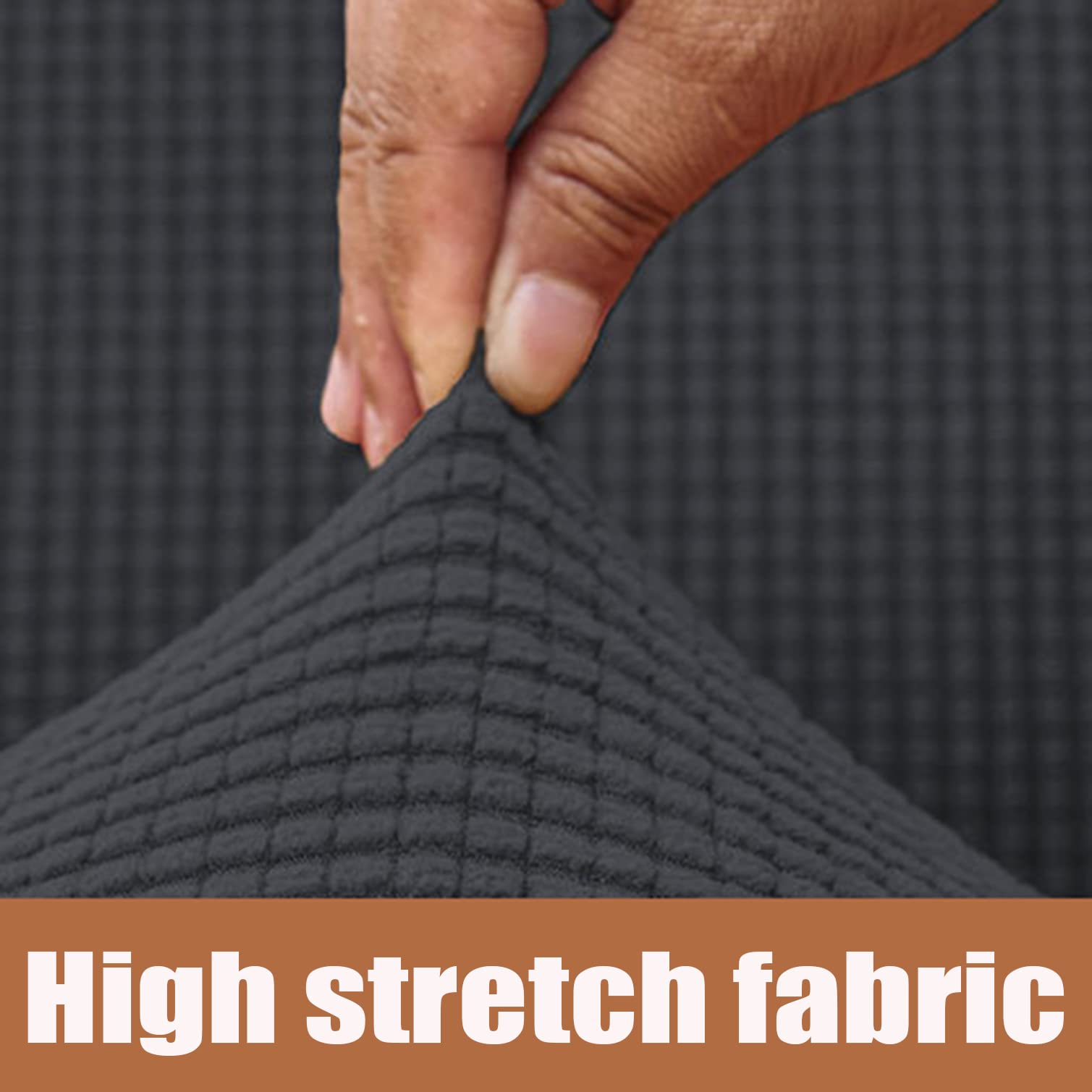 Hoes Fauteuil 4 Stukken, Elastische Fluwelen Fauteuilhoezen Stretchhoes
