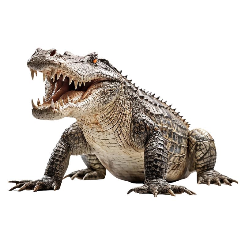 Crocodile - Life Size Cardboard Cutout Standup People with Support Standee | Animals -