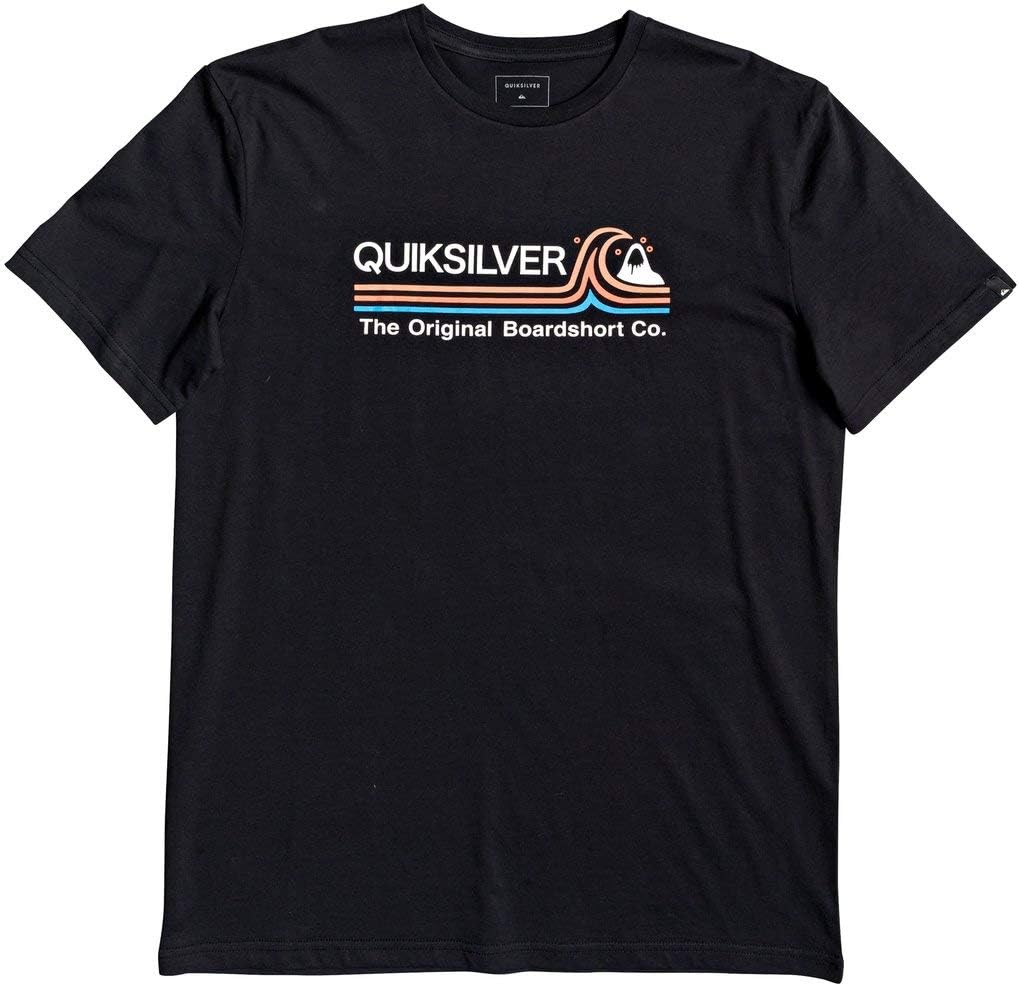Quiksilver Men's T-Shirt ~ Stone Cold Black