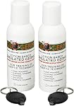 Mini Gel Kit 2 Pack (Two 2 oz Bottles, Two UV Light Keychains) - Gel Lotion Based Simulated Germs - Helps Promote Better Hand Washing Habits - Training for Aseptic Techniques - Double Pack