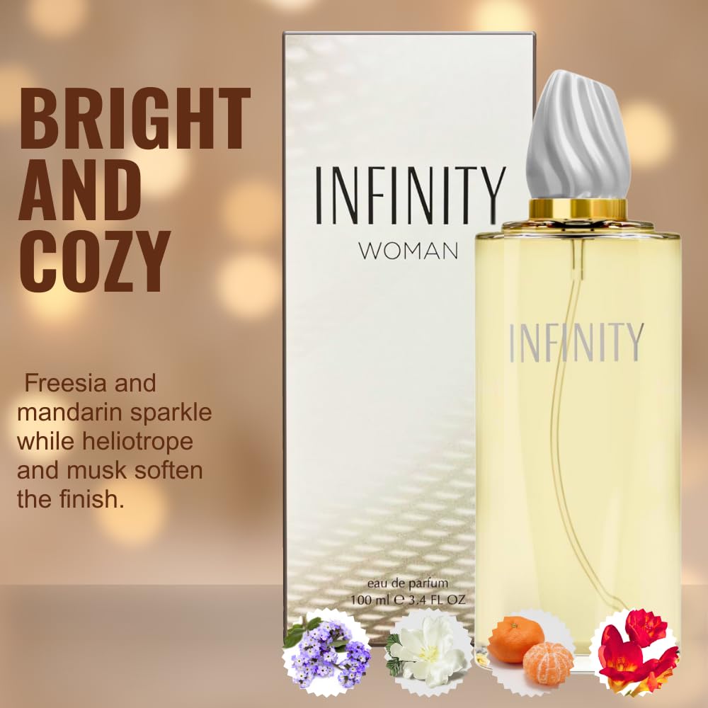 Perfume for Women - INSPIRED by A WORLD RENOWED WOMEN'S PERFUME – Freesia, Violet, Musk, Sandalwood – Floral, Fresh, Soft, Long-Lasting Eau De Parfum 100ml (3.4 fl oz) - Image 6