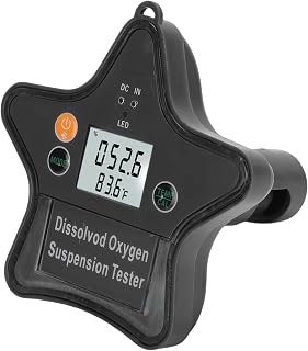 Zunate Digital Dissolved Oxygen Meter for Aquarium and Hydroponics, Data Sync Tester with Leakproof Design and Multilingual APP for Real Time Tracking