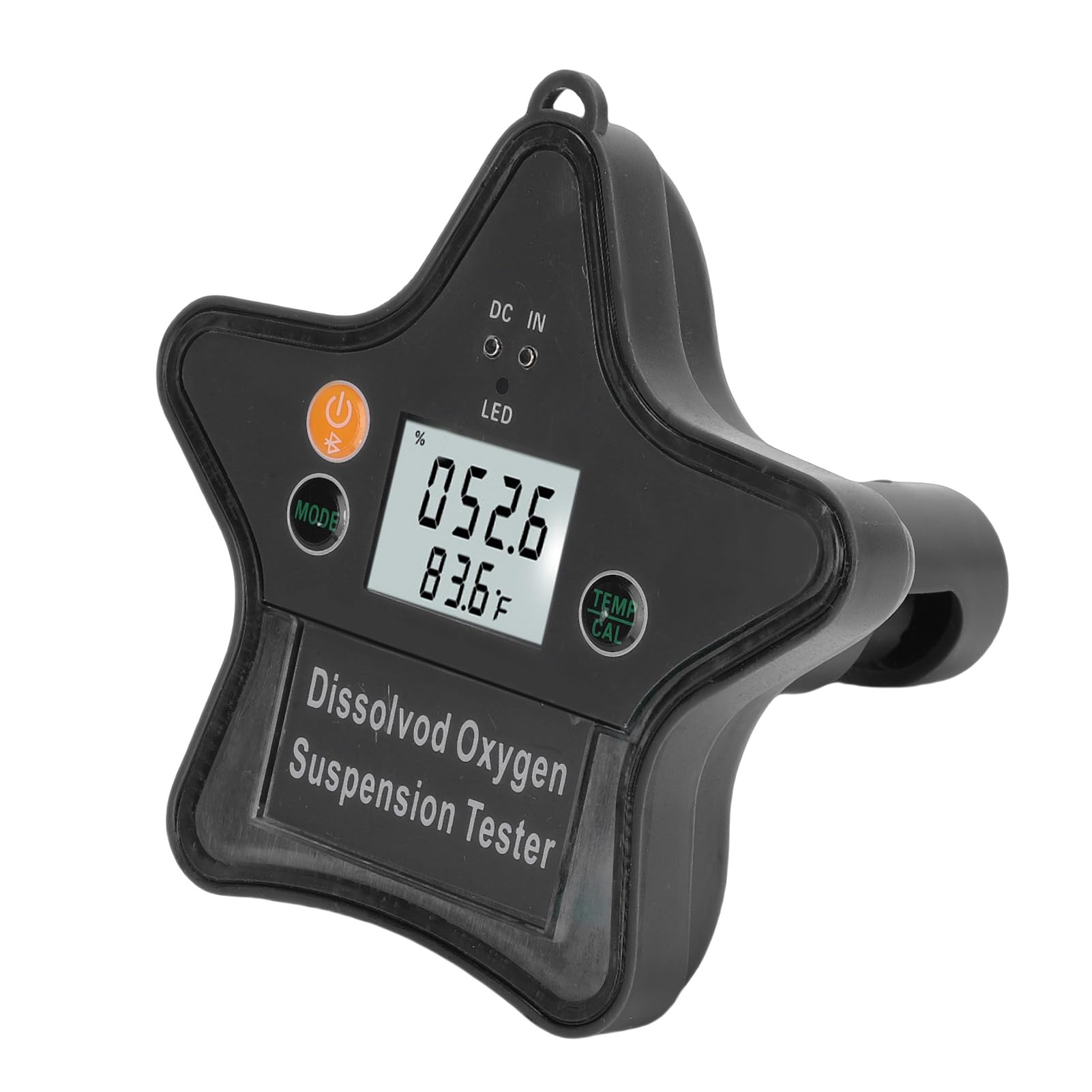 GLOGLOW Misuratore di Ossigeno Disciolto Bluetooth Tester della qualità Dell'acqua con Design a Tenuta Stagna APP Multilingue Esportazione Dati a Lunga Durata della Batteria per