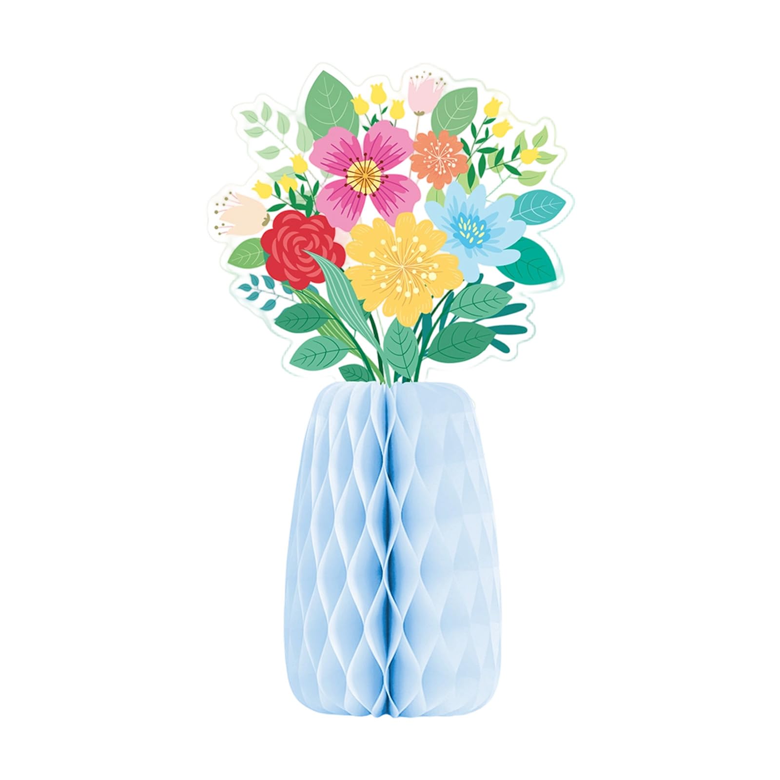 Vase Paper Cutouts Holiday Decoration for Easter Tabletop Centerpieces Wedding Receptions Festival Decoration Easter Vase