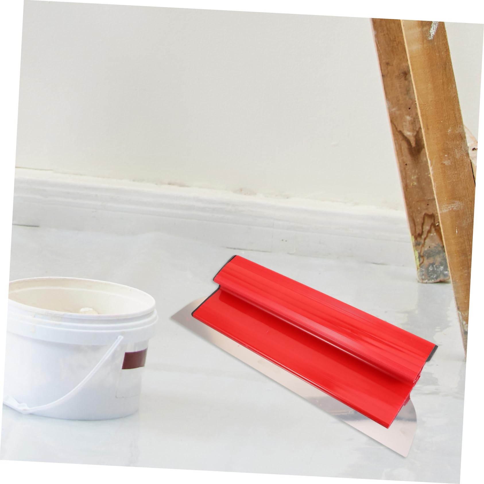 jojofuny Spatola per Cartongesso in Acciaio Inox, Set, Impugnatura Comoda e Uso Semplice per Lisciare Pareti in Casa