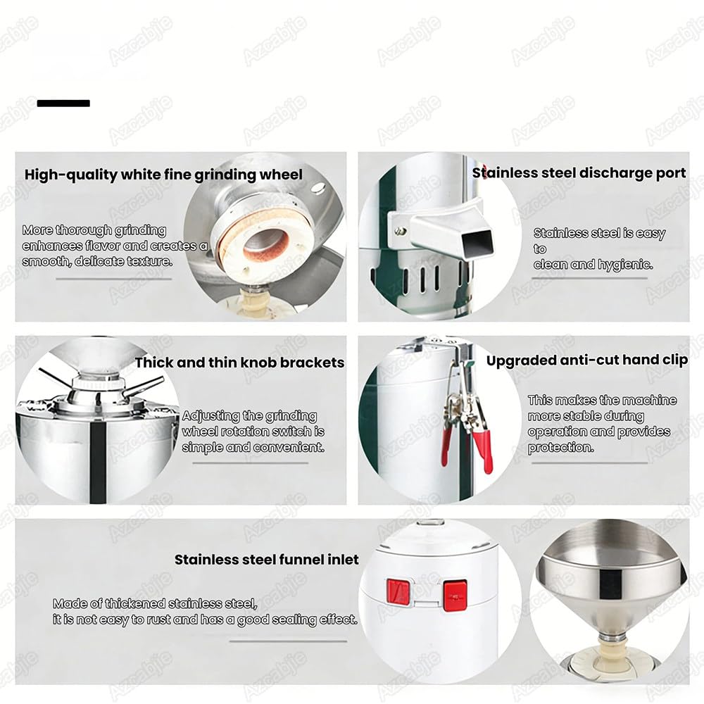 Machine électrique à beurre d'arachide – Moulin à grains multifonction pour beurre de noix et pâte de sésame, idéal pour un usage domestique ou commercial