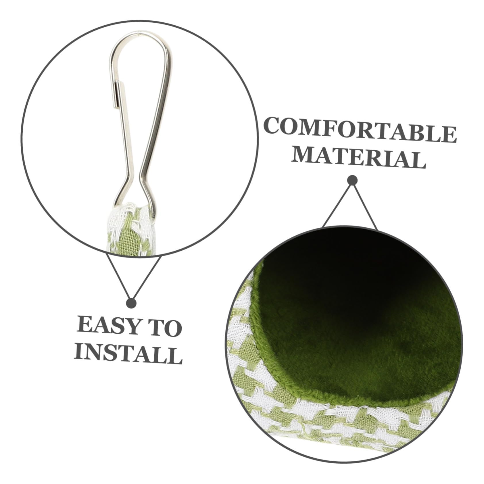 VANZACK 3 Piezas Hamaca De Nido De Pájaro Cama Colgante para Pájaros Nido De Loros De Invierno Jaula para Mascotas Cama para Dormir Cama para Periquitos Cama De La Tienda Nido De Algodón