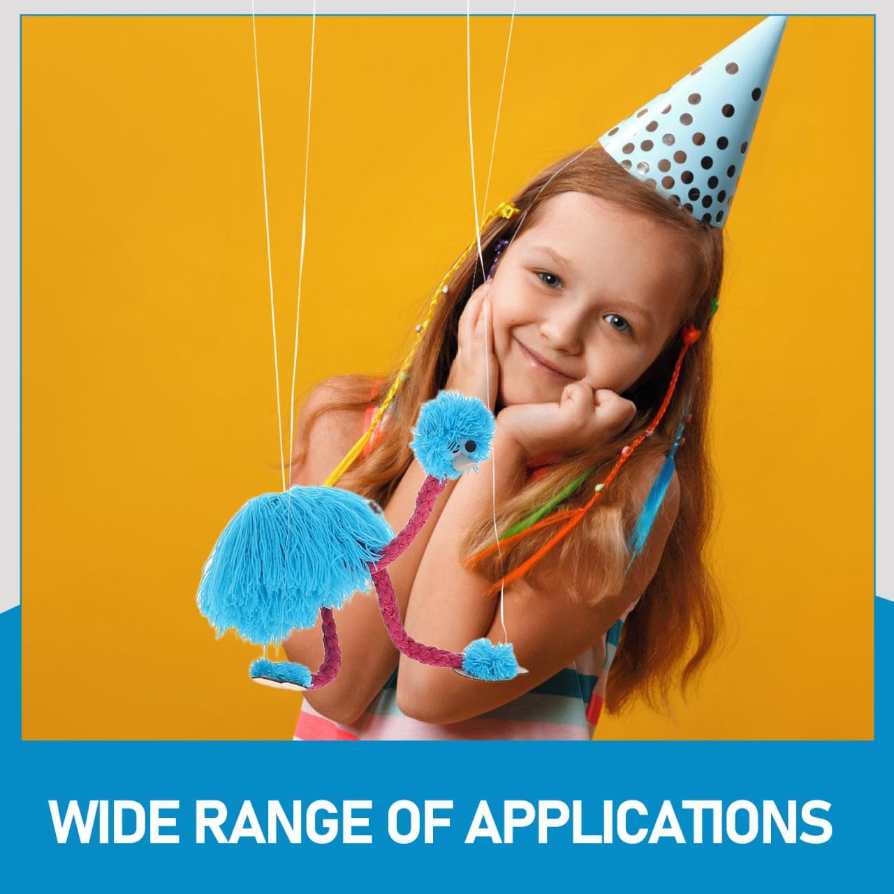 オーストリッチマリオネットパペット オーストリッチハンドパペット オーストリッチマリオネット おもちゃ 毛糸 パペット ストリングド