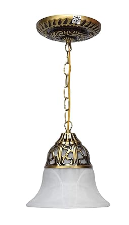 Areezo Unique Modern Ceiling Hanging Light (Metallic Golden) (Pack of 1)