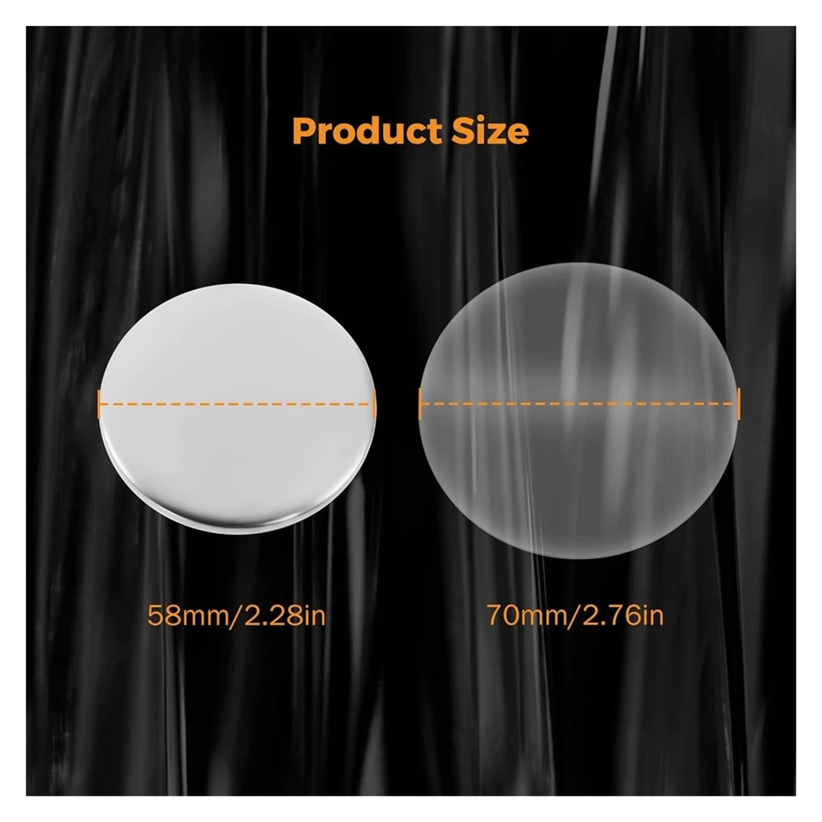100 szt. części do maszyny do produkcji lustrzanych znaczków, 58 mm puste materiały do ​​prasy do lustrzanych znaczków kieszonkowych, części do maszyn produkcyjnych(Metal Base)