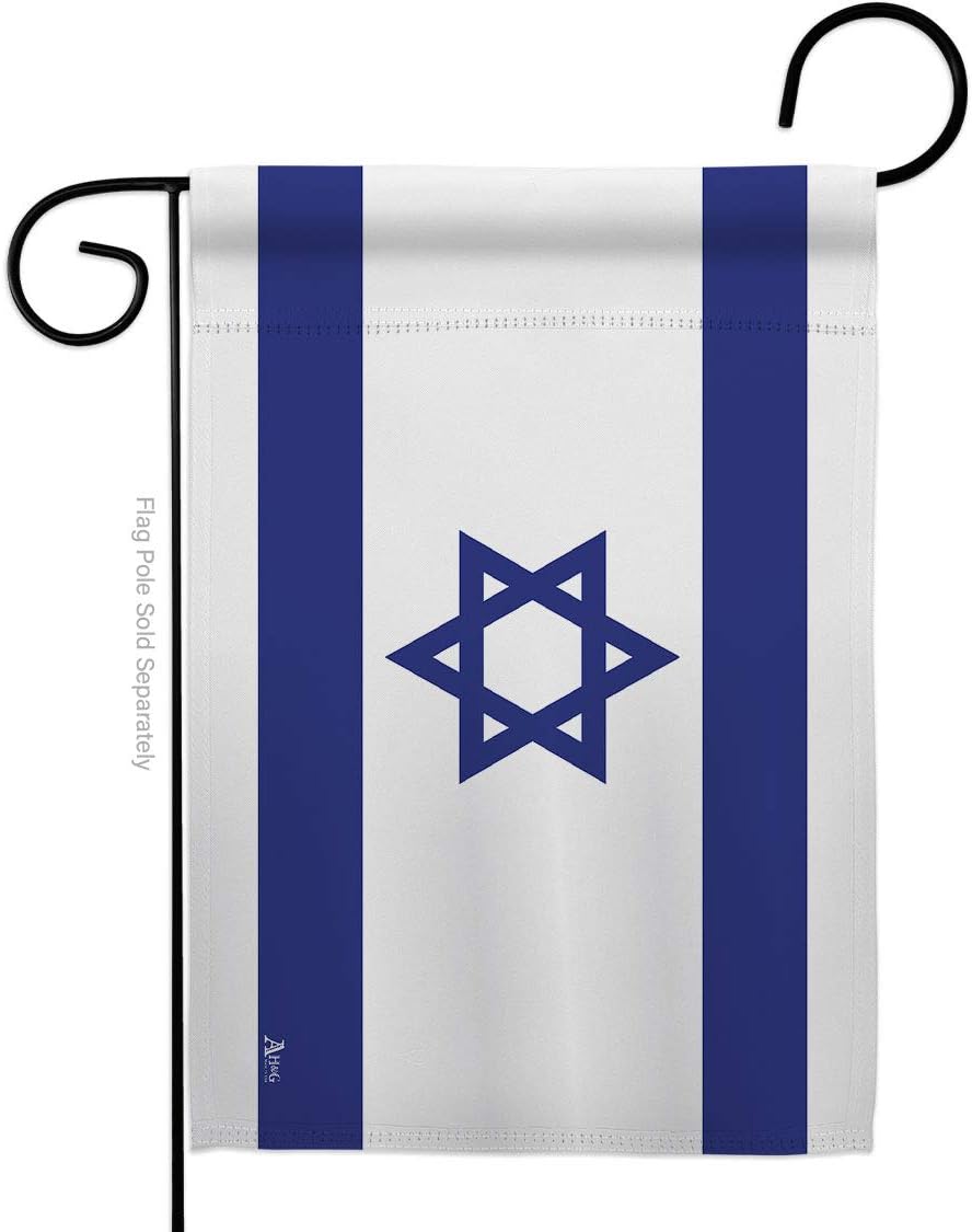 Jewish hanukkah flag