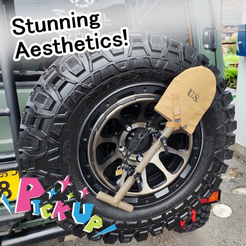 Military Style Shovel Cover, Suzuki Jimny JA11 JA12 JA22, WWII Replica Entrenching Tool Sheath, RS Product (JM207)