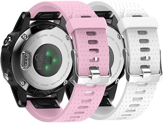 Amazon.com: NotoCity Correa de repuesto compatible con Fenix 5S Fenix 6S  Quickfit de silicona suave para reloj inteligente Fenix 5S Plus/Fenix 6S  Pro/Fenix 7S/D2 Delta S (hebilla plateada, 2 unidades) : Celulares