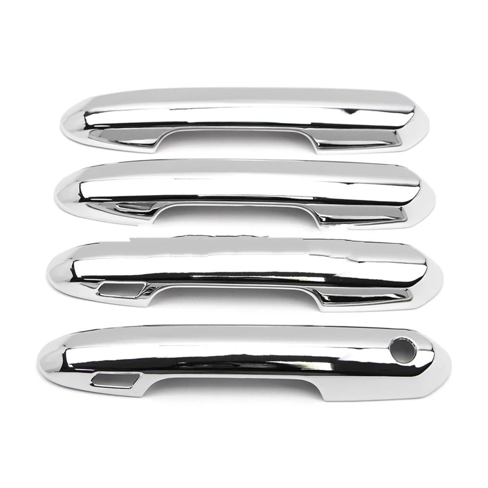 RDWSPLI Exterior Handle Shell Compatible with Toyota for RAV4 for XA50 2019 2020 2021 2022 Door Handle Cover Chrome Molding Trim with for Smart Keyhole