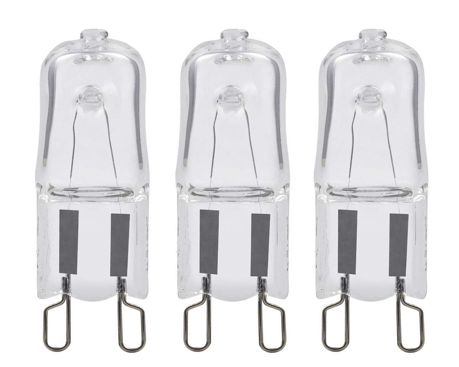 electrosmart Quantity: 12 Clear 40w G9 240v Dimmable Halogen Capsule Bulbs/Lamps - 1500hrs