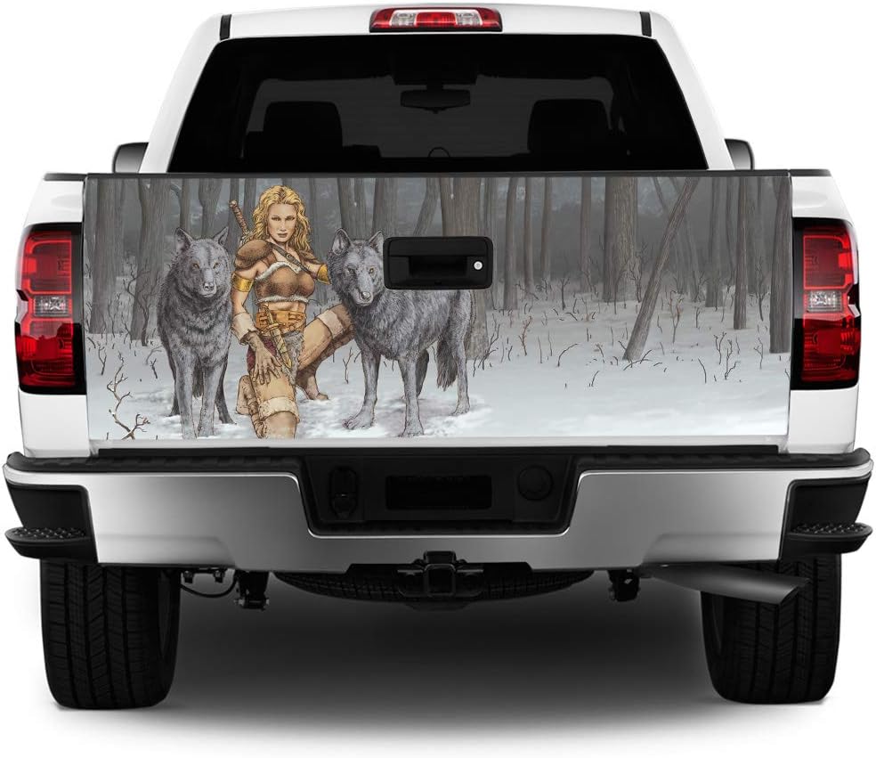 Truck Tailgate Wrap Mexican Flag HD Decal Graphics MightySkins Professional Grade 3M Material Universal Fit for Full Size Trucks Weatherproof & Car Wash Safe Made In The U.S.A., Great Wave of Kanagawa (TG-Mexican Flag)