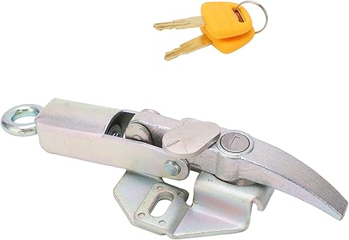 Miniatura 7 de Pwshymi Pestillo de capó del motor, cerradura estable de acero inoxidable para capó de motor de excavadora para reemplazo del capó del automóvil,