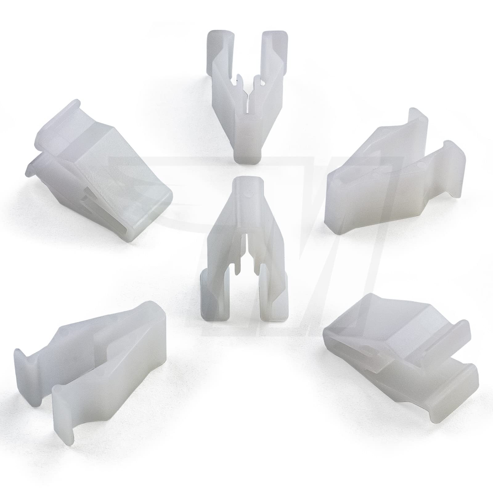 Amazon.com: MYBA-S 15 x Trim Boot Mounting Clip 90666SDAA01, White 