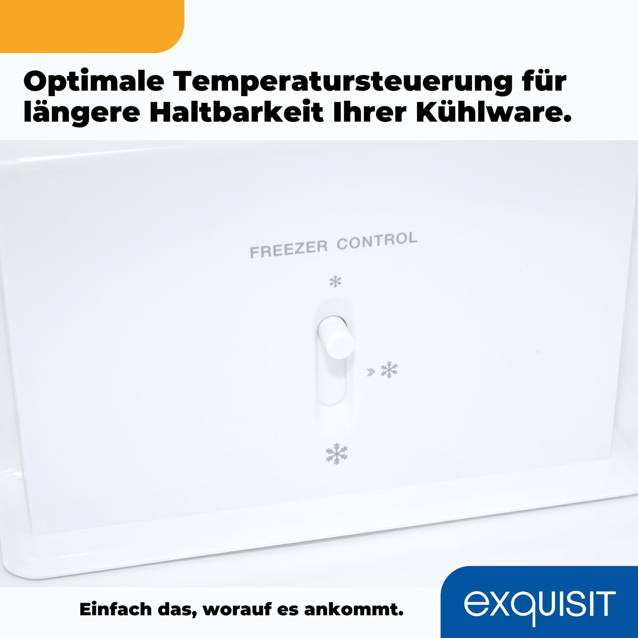 Exquisit Kühl-Gefrierkombination No-Frost, 247 L, Weiß, 39 dB | Freistehend, 4-Sterne-Gefrierfach, Schnellgefrieren, Energieklasse D – ideal für 3–4 Personen