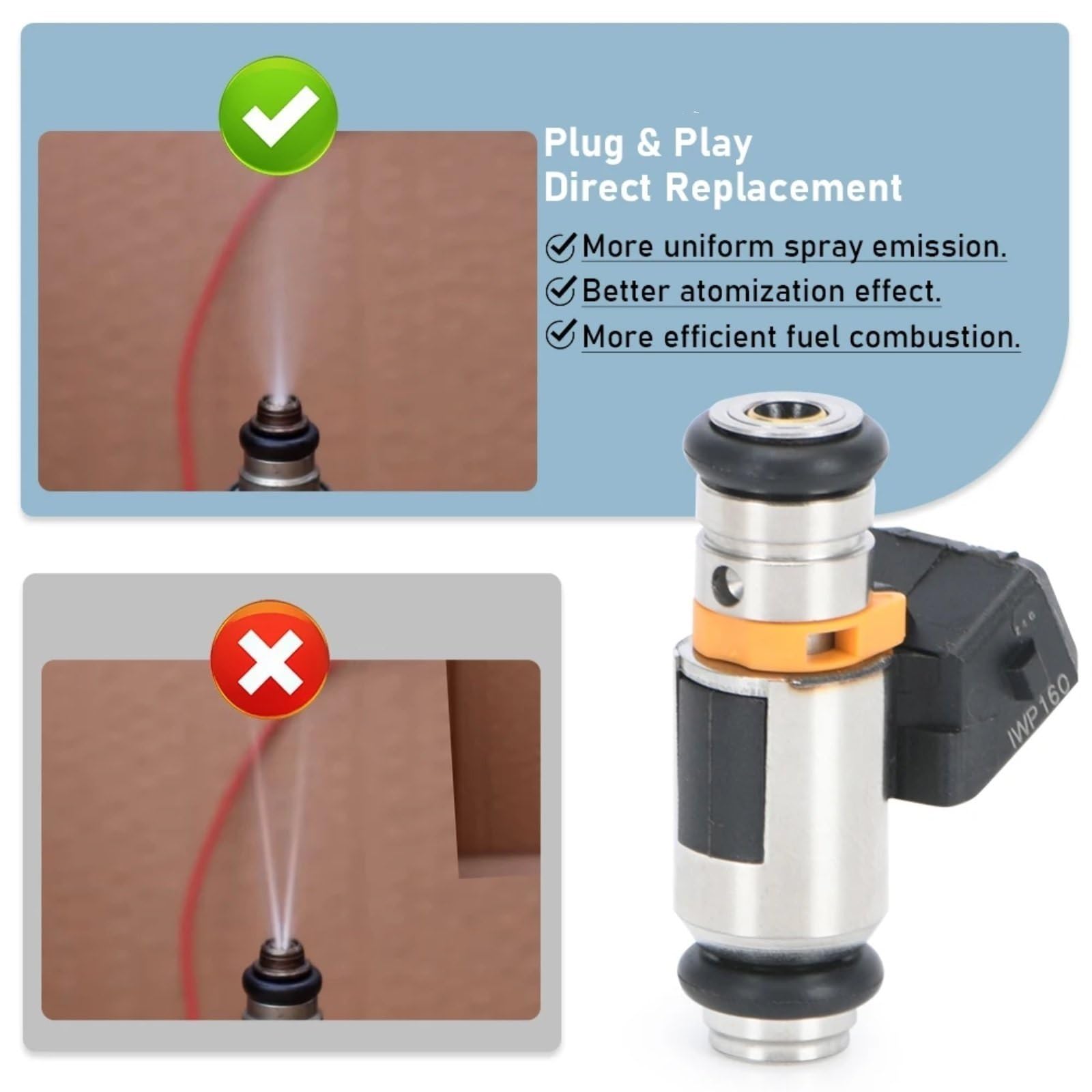 Combustible Inyector Para Fiat Para Punto Para Grande Para Qubo