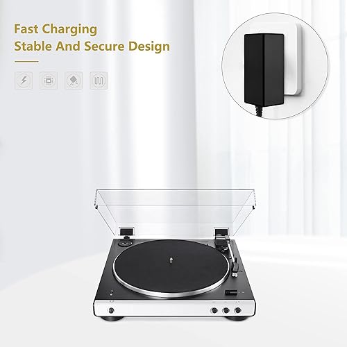 Miniatura 5 de Cargador de repuesto de adaptador de CA de 6 pies con certificación UL compatible con AT-LP60XBT automático inalámbrico por correa de transmisión de