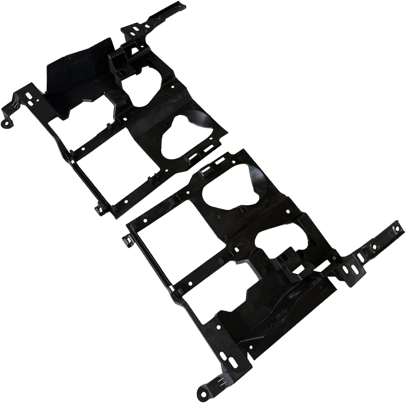 Headlight Bracket Pair Compatible with 1999-2002 Chevy Silverado GMC Sierra Headlamp Mounting Panel Replacement for 15798920 GM1221122 15798919 GM1221121