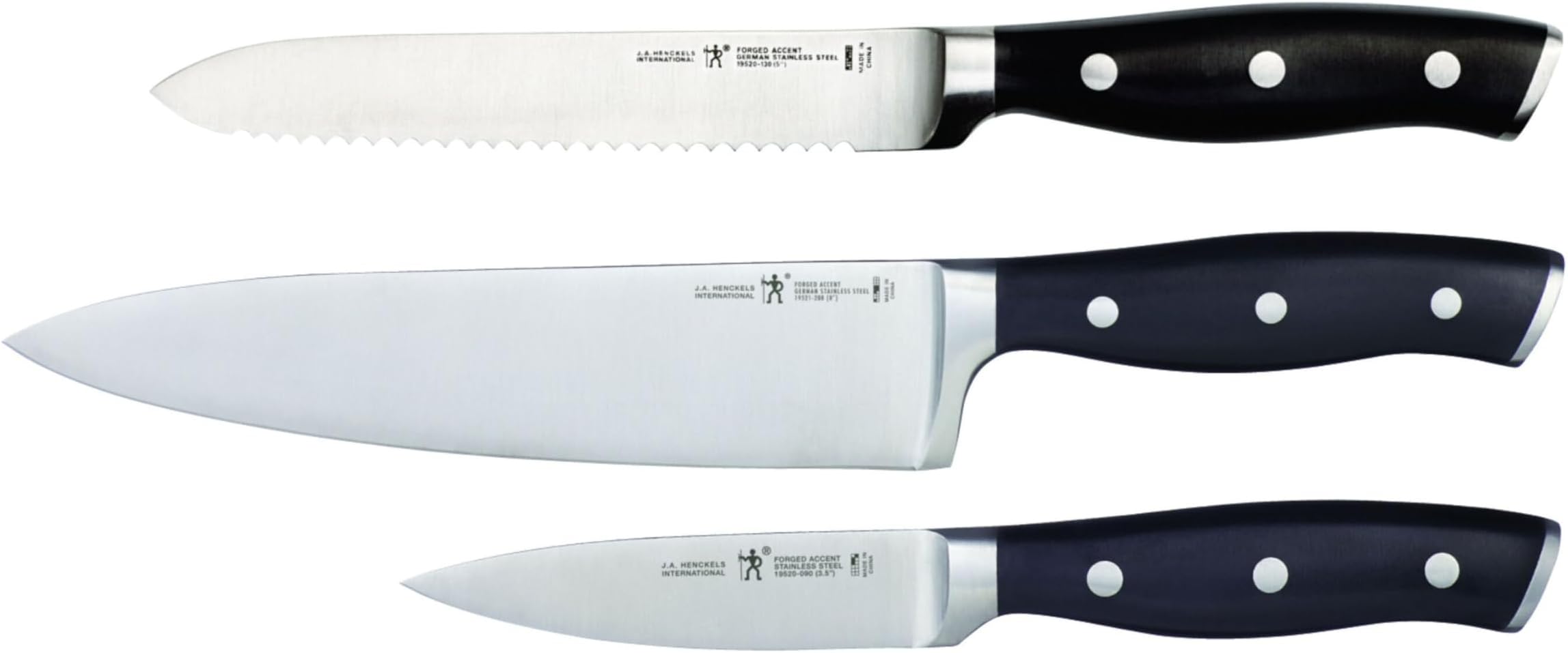 Forged Accent 3-pc Starter Set, Stainless Steel