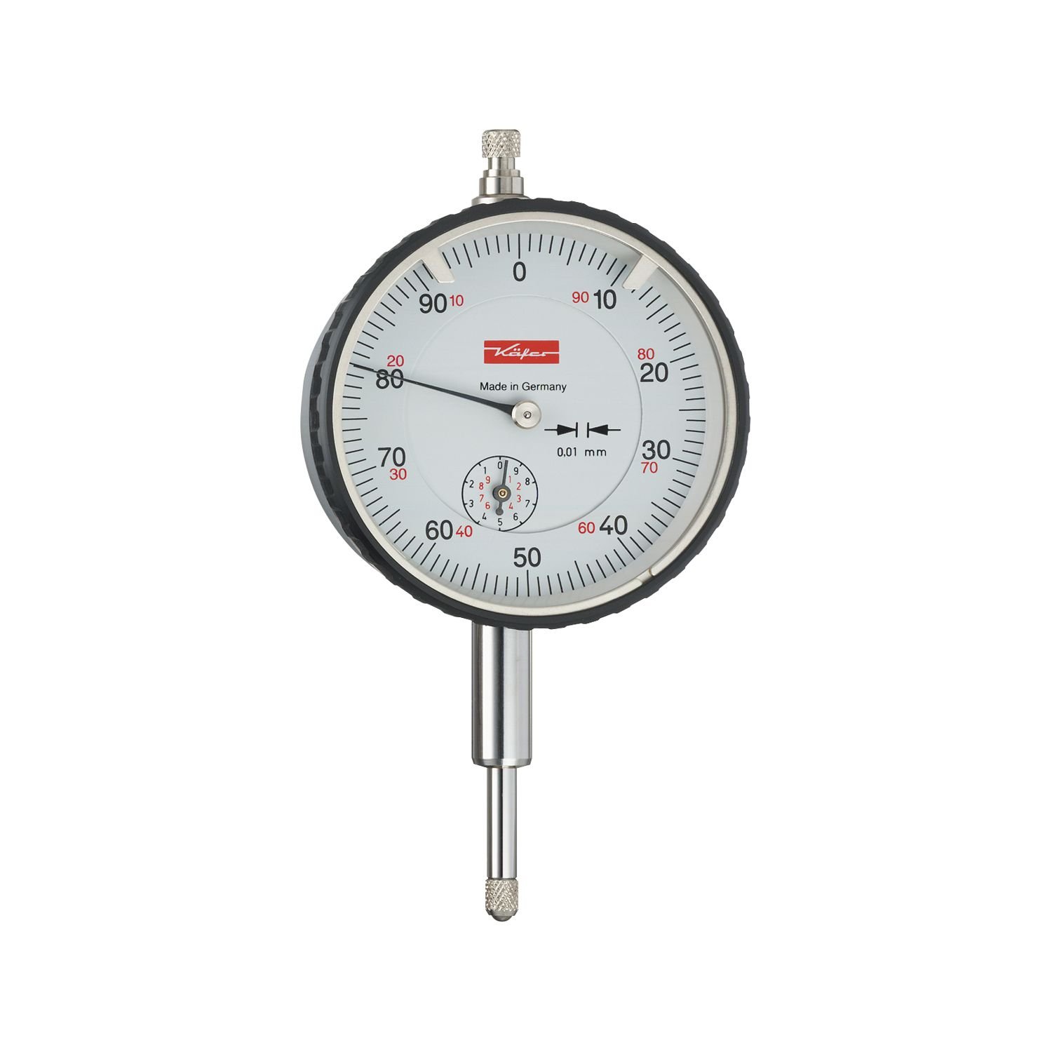 Käfer Dial Gauge M 2 T Measuring Range 10 mm Reading 0.01 mm 10021