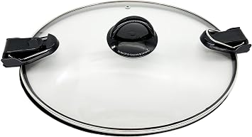 Slow cooker Lid Replacement Compatible for Crock Pot 7qt Slow Cooker Models CPSCVC7OLL-S,CPSCVC7OLL, SCCPVLF712-S-R NOT fit 7QT CPSCVC70LLEC, pls see detail to order right lid.