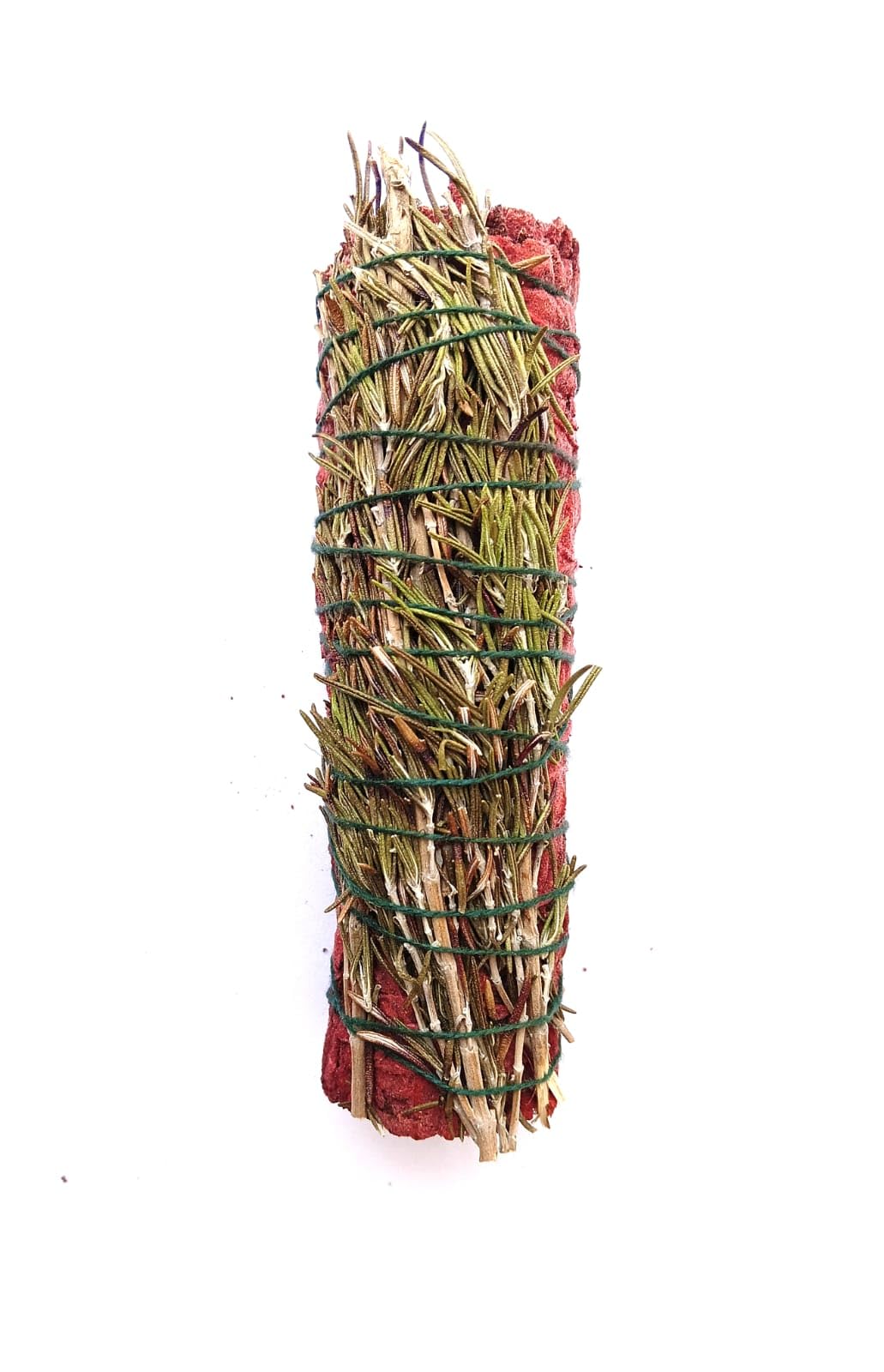 DEVSUDH Organic Dragon's Blood Himalayan Sage with Rosemary Smudge Stick (1 Bundle) | Protection,Purification,Yoga,Meditation,Healing,Negativity Removal | Each Length 16 cm, Weight ~ 35 gm |