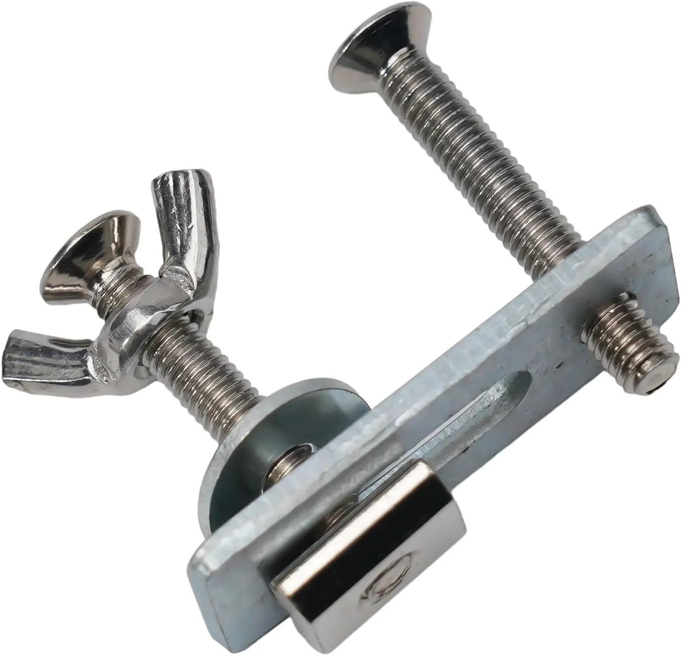 T-Slot Clamp 4pcs Power Tools Clamp Metal Plywood Engraving Machine Silver Hold Down