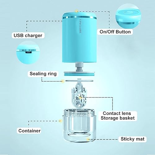 Miniatura 9 de Limpiador ultrasónico de lentes de contacto 2.0 (2. generación), máquina de limpieza inteligente para lentes de contacto suaves y rígidas, color