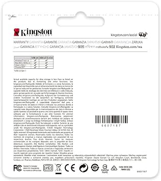 Kingston 64GB DataTraveler Exodia Flash Drive - DTX/64GB (3 Pack)