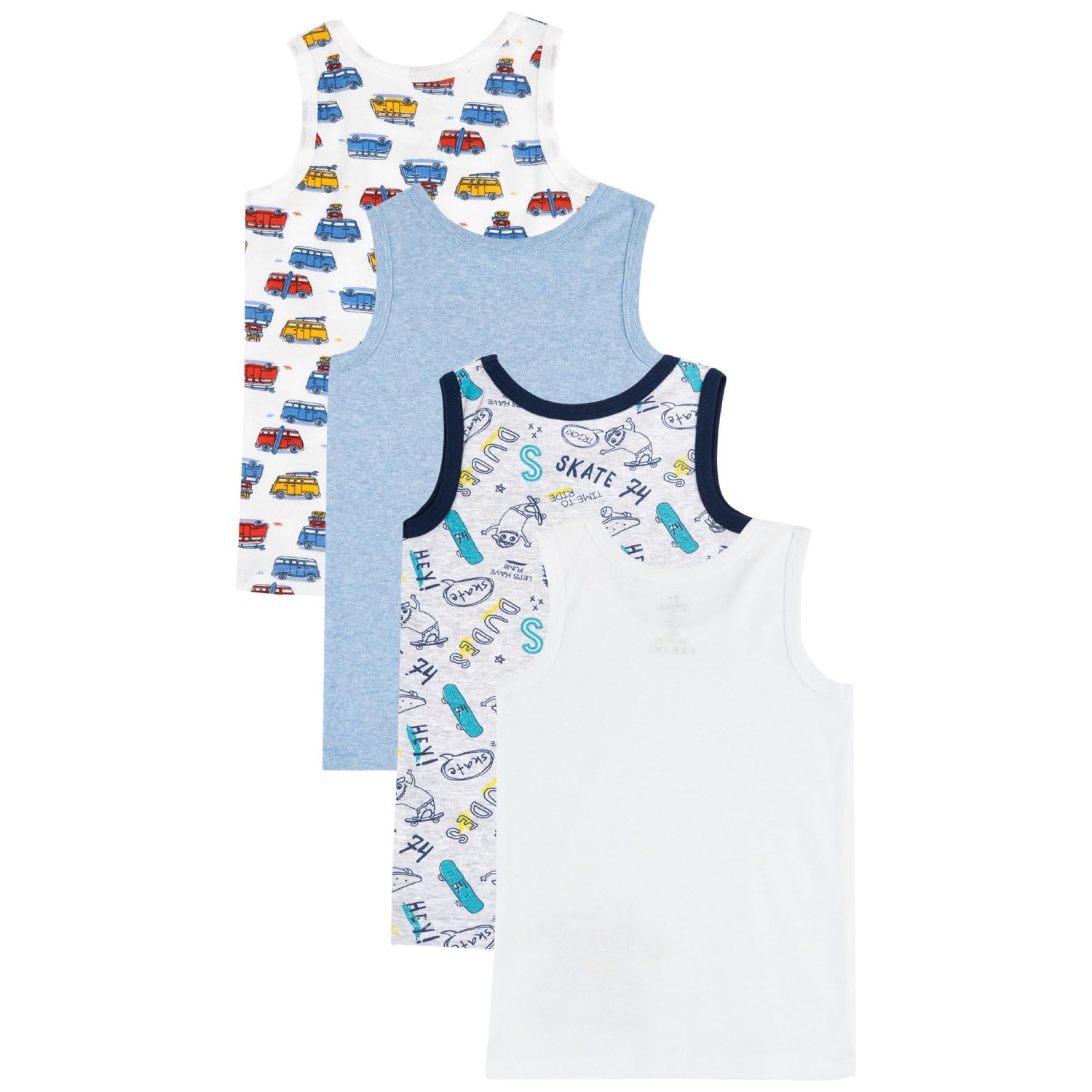Chicco Chłopcy Camisole (4 sztuki), 0, 104 cm