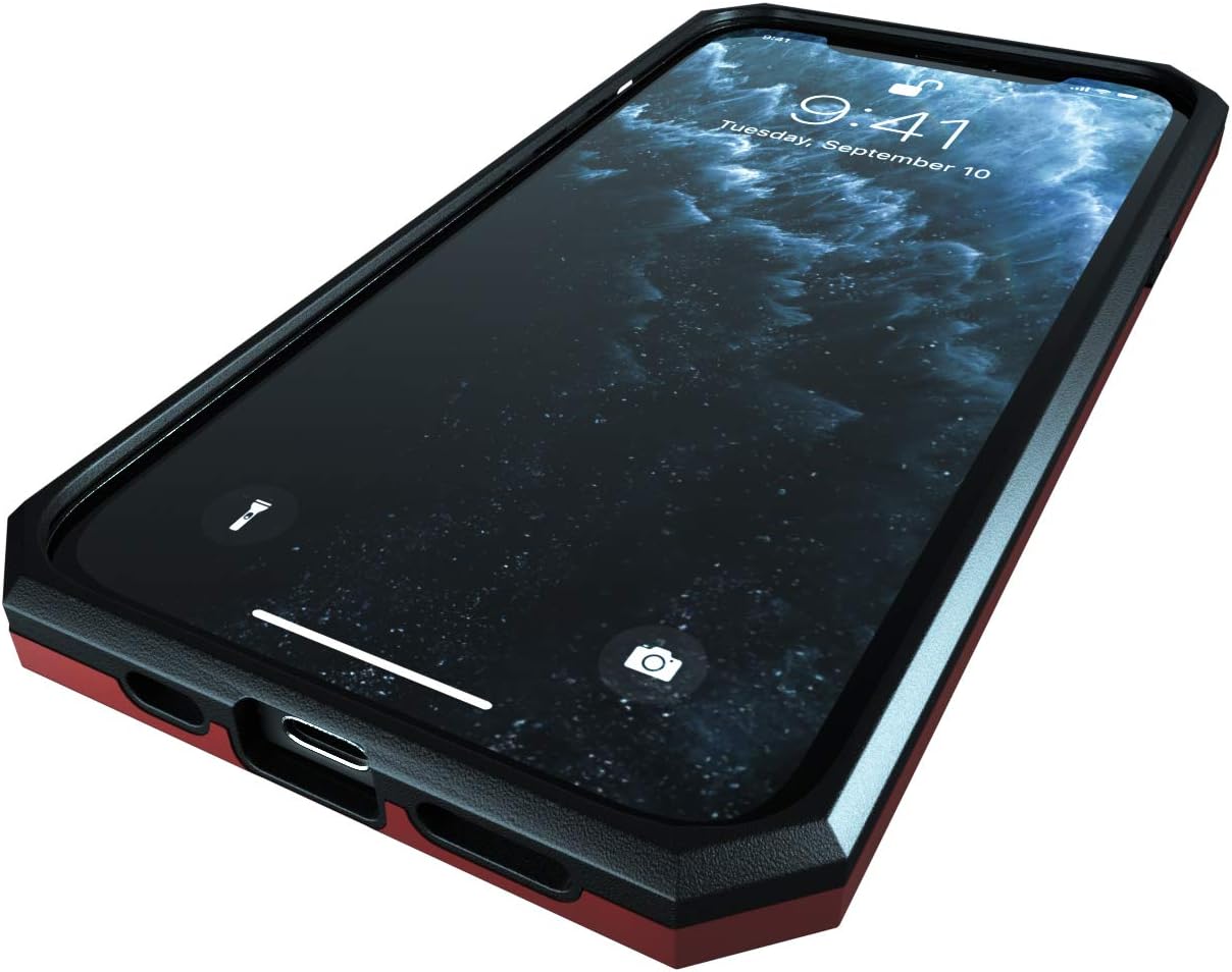 Kitoo Designed for iPhone 11 Pro Max Case with Kickstand, Military Grade 12ft. Drop Tested - Red