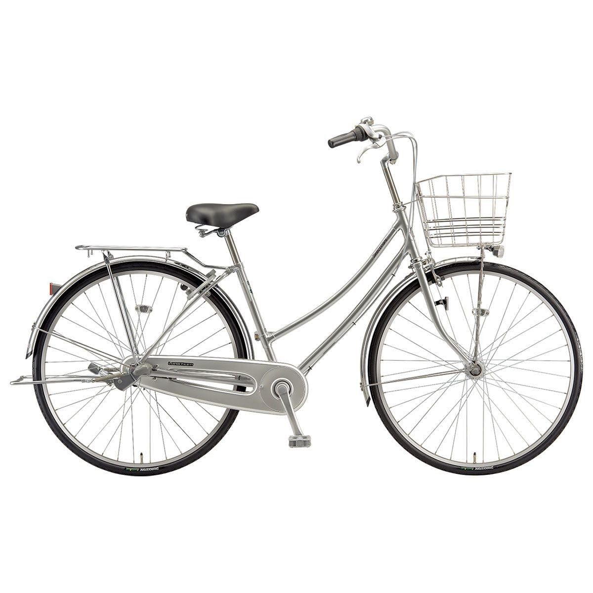 【中古】ブリヂストン　自転車　BRID　軽快車　シルバー　3段変速　26型 EF) 通勤•通学などに！BRIDGESTONE 26インチ 3段変速 シティサイクル